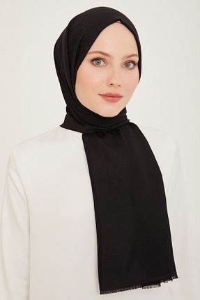 شال مشکی زنانه پنبه ای Armine - کد 893588162