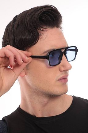 عینک آفتابی قهوه ای مردانه UV400 STAOOM - کد 893577632
