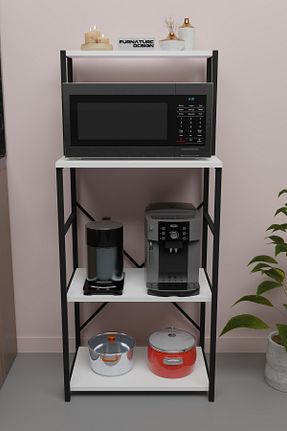 قفسه آشپزخانه سفید CMKStore - کد 745130120