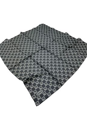 روسری طوسی 90 x 90 Cacharel - کد 893595006