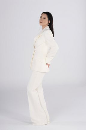 کت سفید زنانه Blazer PEARL - کد 786421841