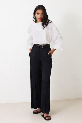 شلوار مشکی زنانه ویسکون Setre - کد 893599391