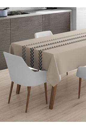 رومیزی بژ پلی استر Viadela - کد 800352923