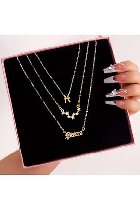 گردنبند استیل ( فولاد ) متالیک استیل (فولاد) astrology - کد 893732872