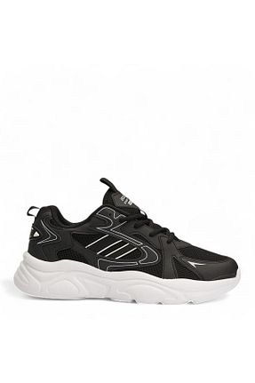 کفش اسنیکر مشکی زنانه بند دار AlbiShoes - کد 894039042