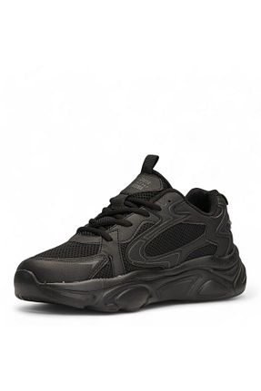 کفش اسنیکر مشکی زنانه بند دار AlbiShoes - کد 893731827