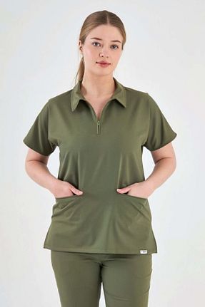ست بالاتنه و پائین تنه سبز زنانه بافتنی Owlet Medikal - کد 893757072