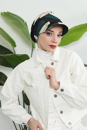 کلاه شنای حجاب سبز زنانه Aisha