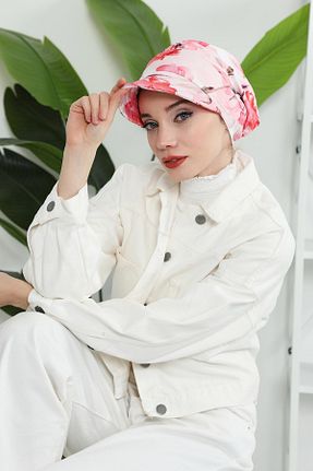 کلاه شنای حجاب صورتی زنانه Aisha