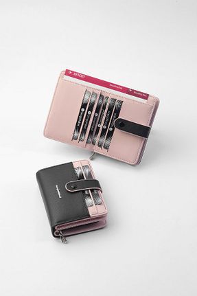 کیف پول مشکی زنانه چرم مصنوعی Cengiz Pakel - کد 893781095