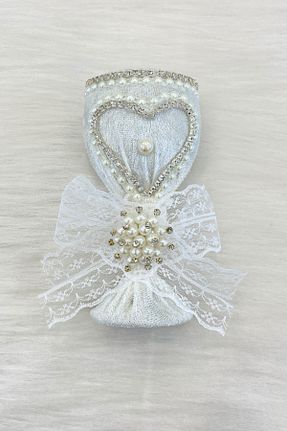 عقد و عروسی و حنابندان سفید ZEYMERADE - کد 893782955
