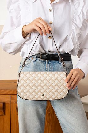کیف دستی بژ زنانه سایز متوسط MILANOFOX - کد 893779809