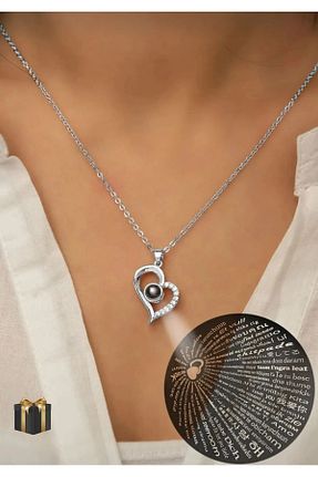 گردنبند استیل ( فولاد ) طوسی زنانه استیل (فولاد) GLANZEND - کد 893797550