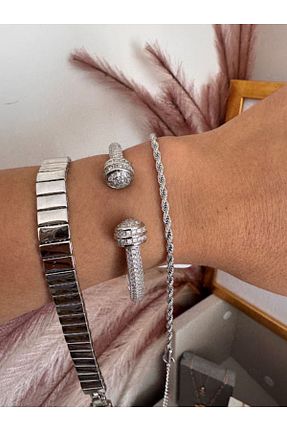 دستبند جواهر متالیک زنانه simy accessories - کد 894048730