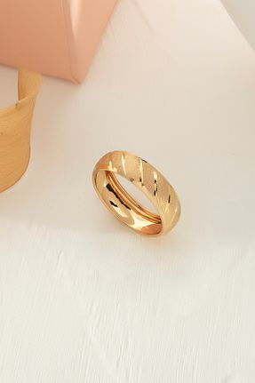 انگشتر طلا طلائی زنانه 18 عیار Ersöz Kuyumculuk - کد 864687733
