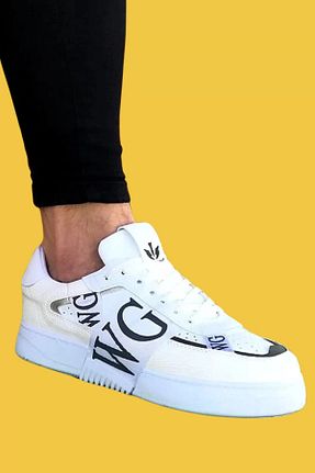 کفش کژوال سفید مردانه چرم مصنوعی shoecide - کد 788874523
