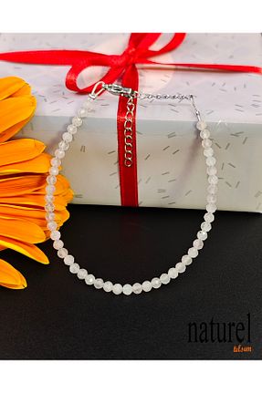 دستبند جواهر صورتی زنانه سنگ طبیعی Naturel Tılsım - کد 877719043