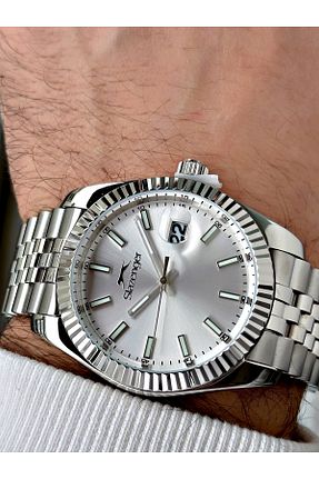 ساعت مچی سفید مردانه 41-45 میلی متر Slazenger - کد 893955638