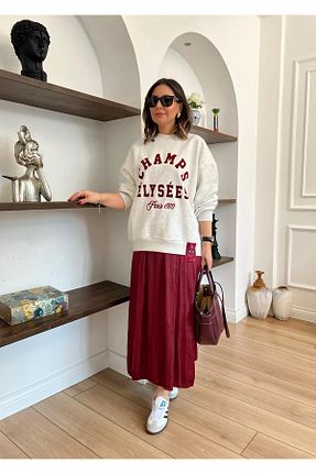 دامن رنگی زنانه ساتن kubraozbeybutik - کد 893974710