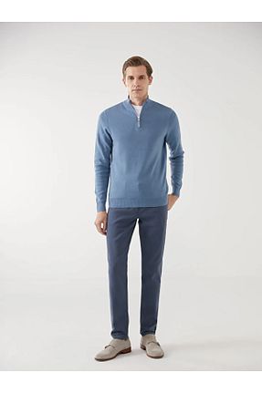 شلوار آبی مردانه پنبه ای LC Waikiki - کد 893972947