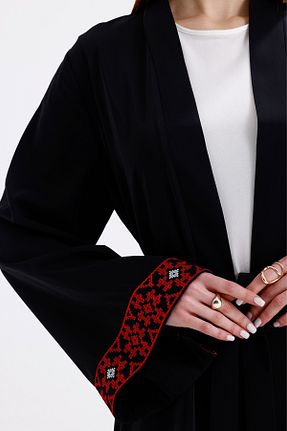 کلاه و ابایا مشکی زنانه پلی استر LEYLA STORE - کد 893981133