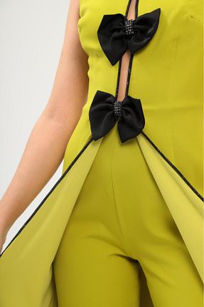 سرهمی سبز زنانه بدون آستین Robes - کد 893984095