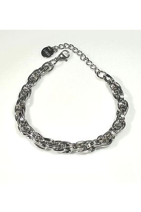 دستبند استیل (فولاد) زنانه استیل (فولاد) Silver Luxe - کد 893983583