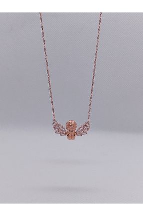گردنبند نقره صورتی زنانه 925 عیار Kjewelry - کد 893998468