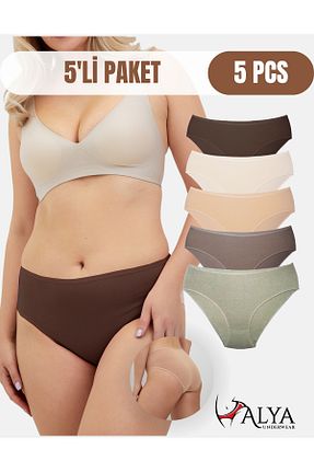 شورت قهوه ای زنانه پنبه - الاستین ALYA UNDERWEAR - کد 871086973