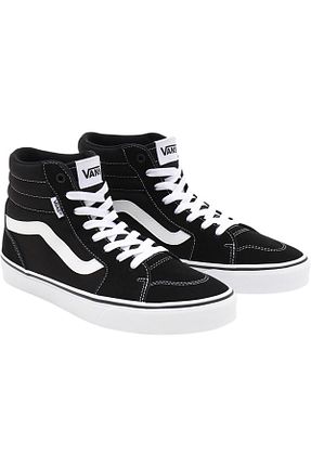 کفش اسنیکر مشکی مردانه چرم اصل Vans - کد 462192842