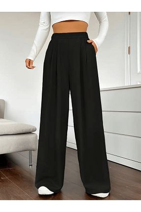 شلوار مشکی زنانه پنبه پلی استر Moda Monisa - کد 894048019