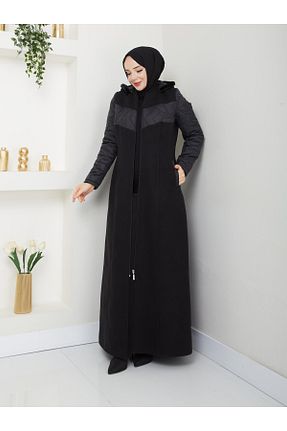 مانتو بلند حجاب مشکی زنانه Günay Karaca - کد 894070669
