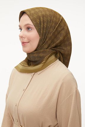 شال سبز زنانه پنبه ای Levidor - کد 896004011