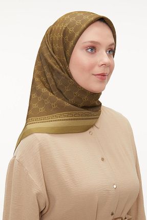 شال سبز زنانه پنبه ای Levidor - کد 896004011