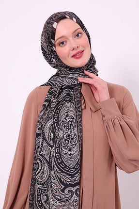 شال مشکی زنانه پلی استر Levidor - کد 894114162