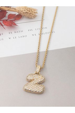 گردنبند استیل ( فولاد ) طلائی زنانه استیل ضد زنگ Siya Silver - کد 868842843