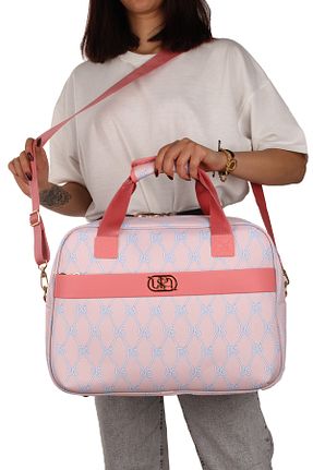 ساک و چمدان صورتی زنانه پارچه U.S. Polo Assn. - کد 894108199