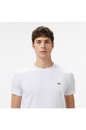 تیشرت سفید مردانه رگولار Lacoste - کد 4590298