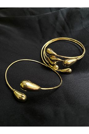 دستبند جواهر زرد زنانه برنجی Passionis Jewelry - کد 875927421