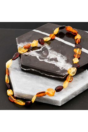 گردنبند نقره زرد زنانه 925 عیار Gumush - کد 182328951