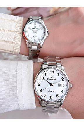 ساعت مچی طوسی زنانه 36 میلی متر Daniel Klein - کد 896018835