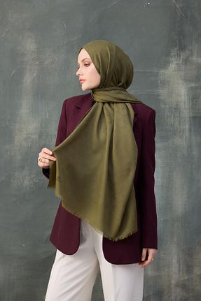شال سبز زنانه ویسکون İpekhan - کد 894183019