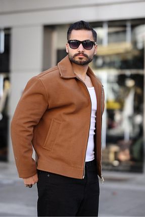 کاپشن قهوه ای مردانه رگولار RHONES - کد 894188599