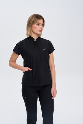 ست بالاتنه و پائین تنه مشکی زنانه لیکرا DENİZ MEDİKAL GİYİM - کد 894186959