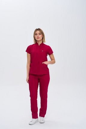 ست بالاتنه و پائین تنه رنگی زنانه ویسکون DENİZ MEDİKAL GİYİM - کد 894187430