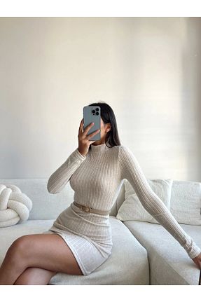 لباس نباتی زنانه بافتنی Stile Bella - کد 894201198