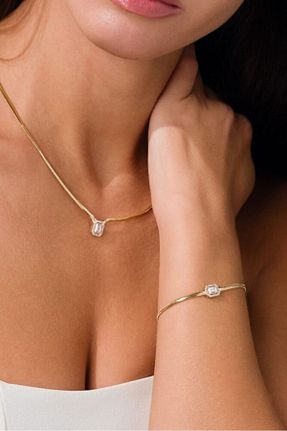 ست طلا طلائی زنانه زیرکن Sembol Gold - کد 896031753
