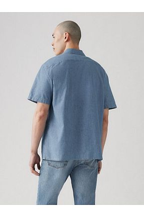 پیراهن آبی مردانه رگولار Levi