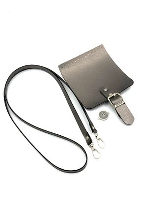 اکسسوری کیف طوسی زنانه Lady Moss - کد 777663416