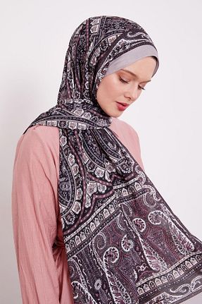 شال قهوه ای زنانه پلی استر Levidor - کد 894364295